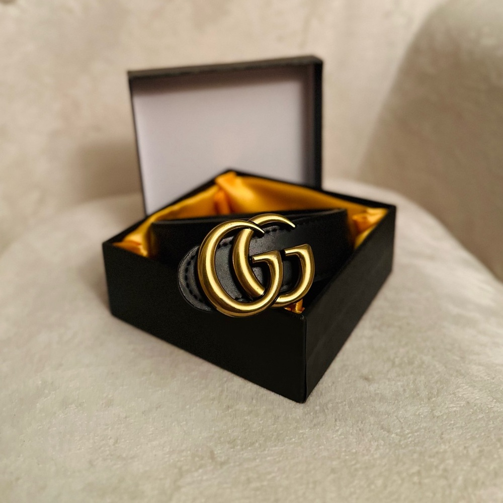 GG Black with Gold Belt